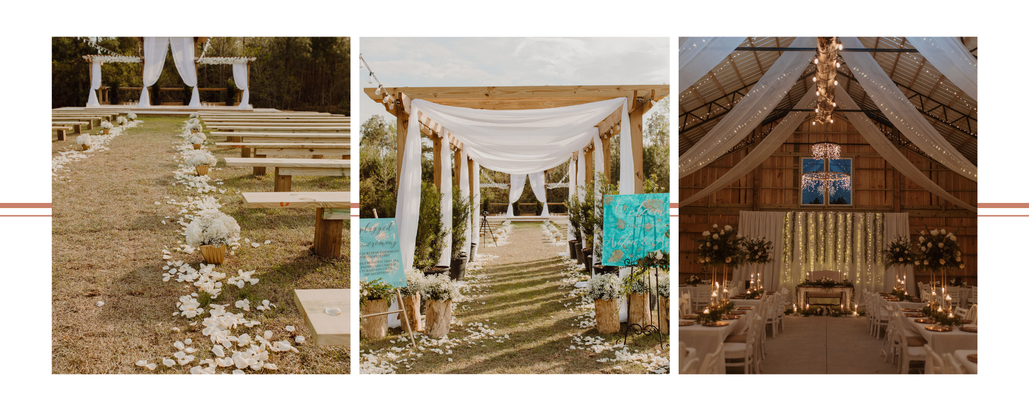 wedding venue collage 